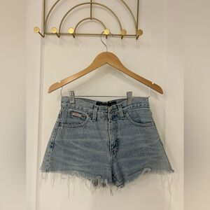 VINTAGE Bluenotes Blue Jean Shorts Distressed Cut-Off Style